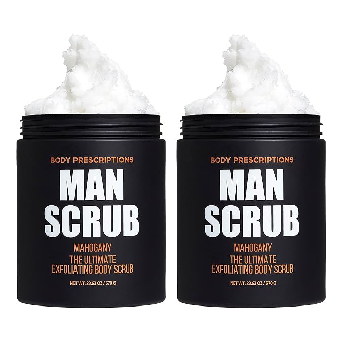 Body Prescriptions Men’s Exfoliating Body Scrub – Ultimate Skin Cleansing Wash by BodyPrescription