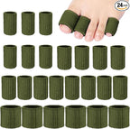 Blulu 24 Pieces Toe Tubes 0.98 Inches Cushion Tube Corn Pads by Blulu