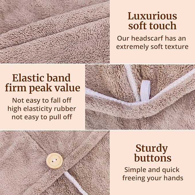Hair Towel Wrap for Women - Image 8