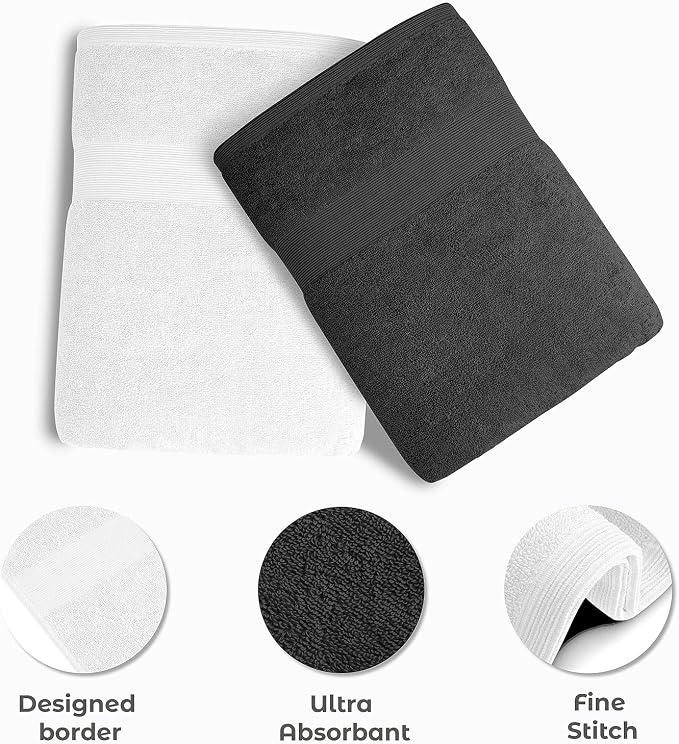 Softolle Luxury Bath Towels Set of 4 | Towels - Image 6