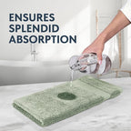 White Classic Luxury Light Green Hand Towels - Image 4