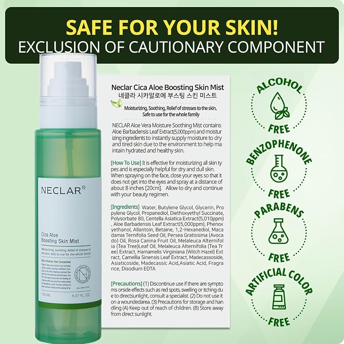 CICA Aloe Hydrating Toner Spray - Image 6