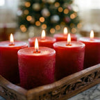 Aroma Naturals Votive Candles Essential Oil, Peace Ruby Holiday - Image 5