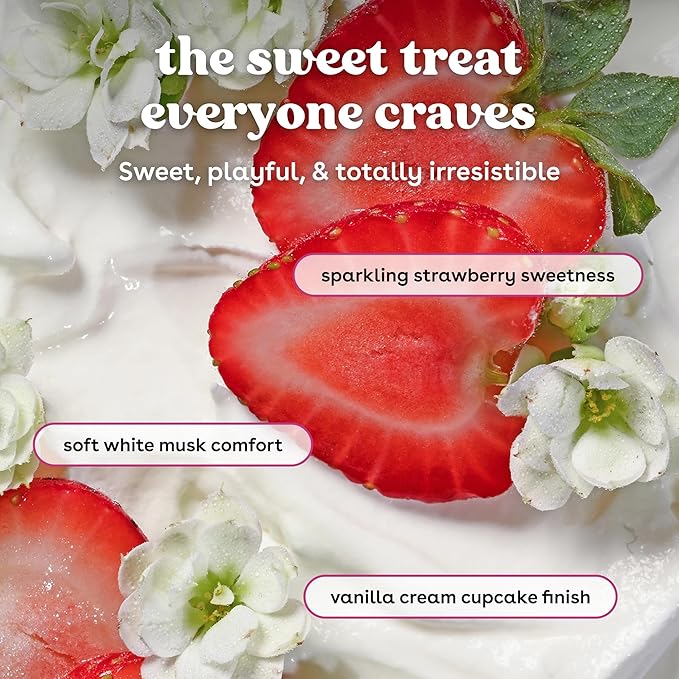 eos Shea Better Body Lotion Strawberry Dream, 24-Hour Moisture Skin Care - Image 3