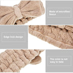 3 Pieces Towel Headbands for Women Makeup Headband for Washing Face Makeup Spa - Image 3