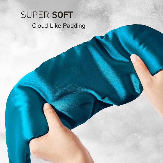 LitBear Silk Sleep Mask for Side Sleeper, Eye Mask Sleeping for Women Men 100% - Image 2