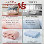 3 Pack Large Microfiber Hair Towel Wrap - Image 3
