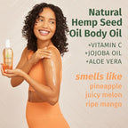 Hempz Sweet Pineapple & Honey Melon Herbal Hydrating Multi-Purpose Body Oil - Image 4