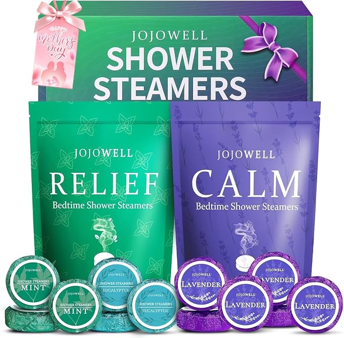 Shower Steamers Aromatherapy -12 Pack Birthday Gifts by JOJOWELL