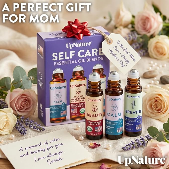 UpNature Self Care Essential Oil Roll On Set – Gifts - Image 2