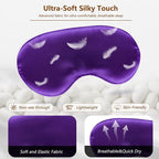 Sleep Mask Silk Eye Mask for Men Sleeping Mask, Adjustable Elastic Strap for - Image 4