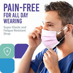 Medtecs Face Mask Disposable – Available in 50 & 2, 3-Ply Breathable, Soft Fit - Image 2