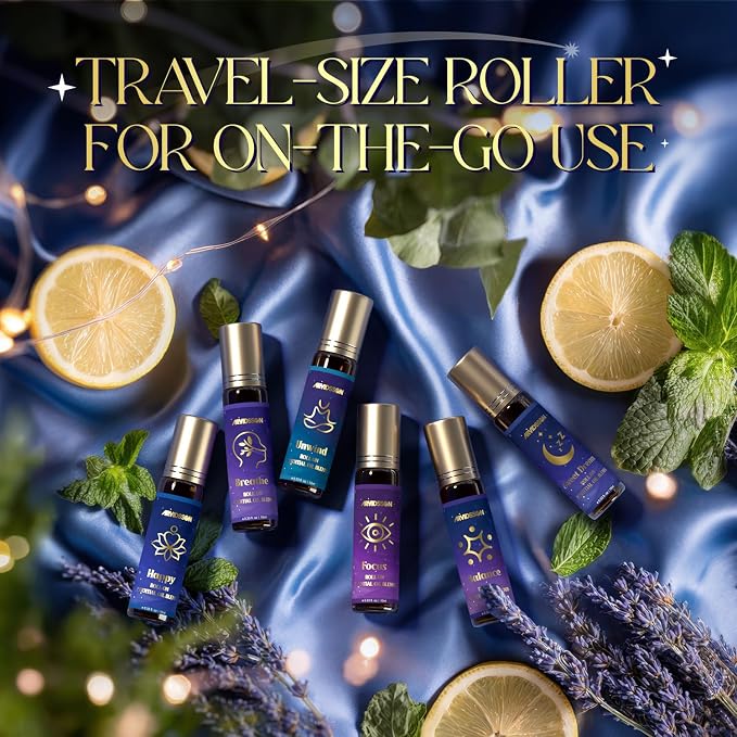 ARVIDSSON Essential Oils Roll On Set, Natural Self Care Essential Oil Blends - Image 6