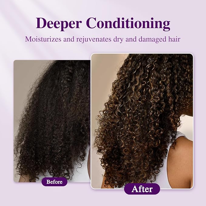 Thermal Steam Cap for Natural Hair Treatment: 10-Level Heating Cap for Deep - Image 3