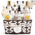 Mothers Day Birthday Gifts for Women, Vanilla Coconut Relaxing Spa Gift Baskets by MAYICIVO
