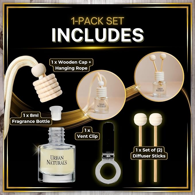 Urban Naturals Car Air Freshener Diffuser 1 Pack - Image 3