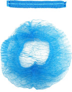 ProtectX 500-Pack Blue Disposable Hair Nets, Elastic Head Cover, Bouffant Caps - Image 5