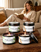 AOOVOO 4 Pack Sage Candles - Image 7