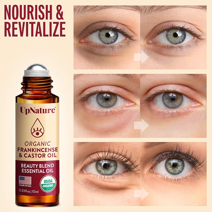 UpNature Beauty Castor Oil Roll On Eye Roller - Image 3