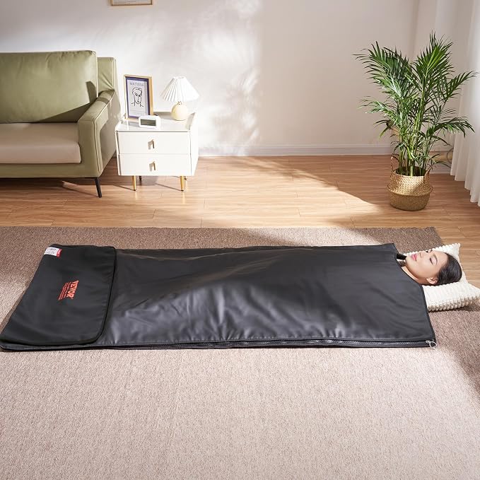 VEVOR Sauna Blanket for Detoxification, Portable Far Infrared Sauna for Home - Image 8