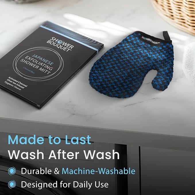 Japanese Exfoliating Mitt for Shower - Image 5
