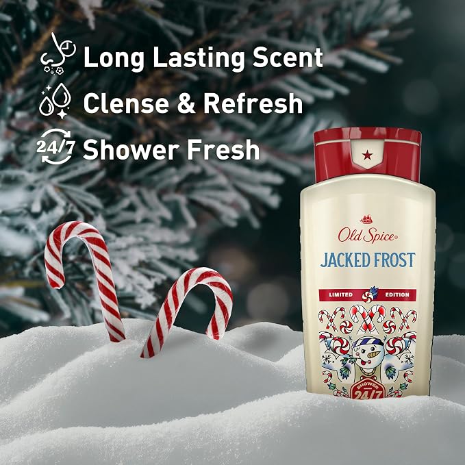 Old Spice Body Wash for Men, Holidudes Holiday Edition, 24/7 Holiday Freshness - Image 2