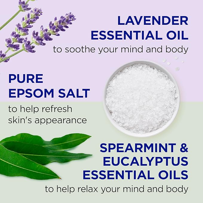 Dr Teal's Foaming Bath with Pure Epsom Salt, Lavender & Eucalyptus, 34 fl oz - Image 3