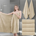 4 Piece Extra Large Bath Towels Set 35x70 Inches by Ycosy