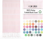Cacala Lightweight and Thin Turkish Beach Towel 100% Cotton Sand-Free and by CACALA