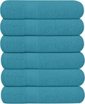 KAHAF COLLECTION 6 Pack Bath Towels Set 100% Ring Spun Cotton, Lightweight by KAHAF+COLLECTION