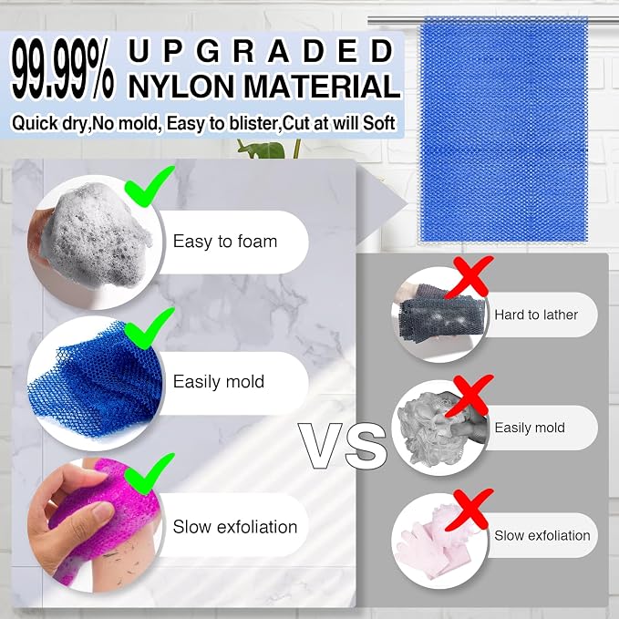 4 Pieces African Net Sponge for Deep Exfoliation – African Net Sponge Authentic - Image 5