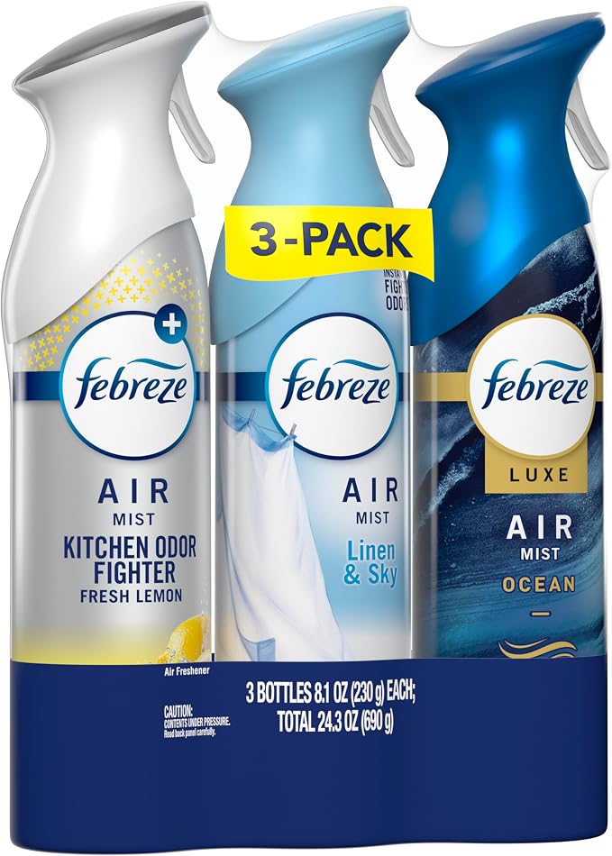 Febreze Air Mist, Air Freshener Spray, Odor Fighting Room Spray, Deodorizer - Image 11