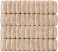 Classic Turkish Towels CTT Premium 4 Pack Bath Towels Set, Made by ClassicTurkishTowels