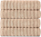 Classic Turkish Towels CTT Premium 4 Pack Bath Towels Set, Made by ClassicTurkishTowels