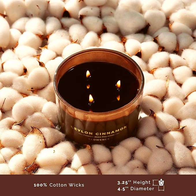 Luxury Cinnamon Scented Fall Candle - Image 5