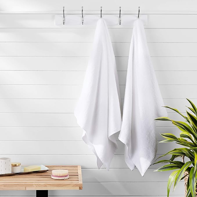 Amazon Basics 2-Piece Quick-Dry Oversize Bath Towel, 100% Cotton - Image 9