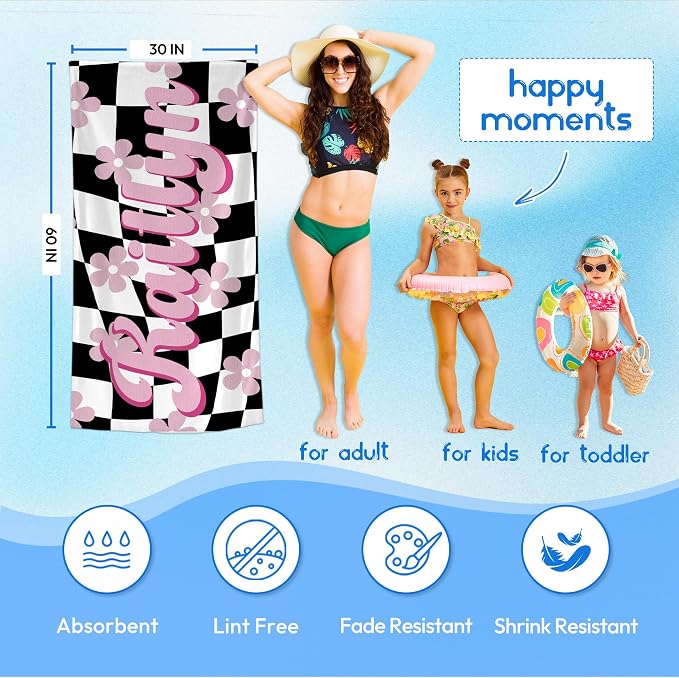 JML Personalized Beach Towel - Image 3