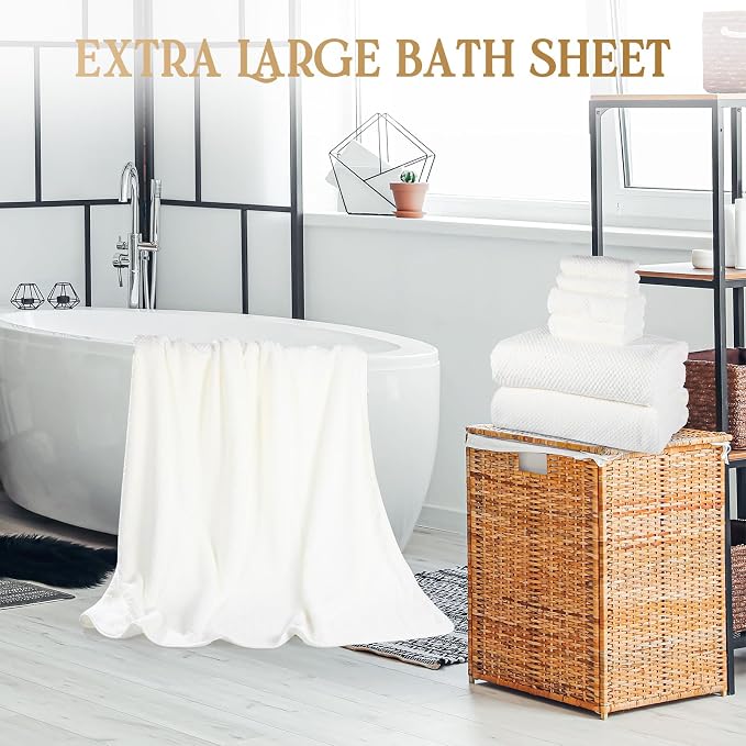 Peryiter Oversized Bath Towels Set of 6 - Image 3