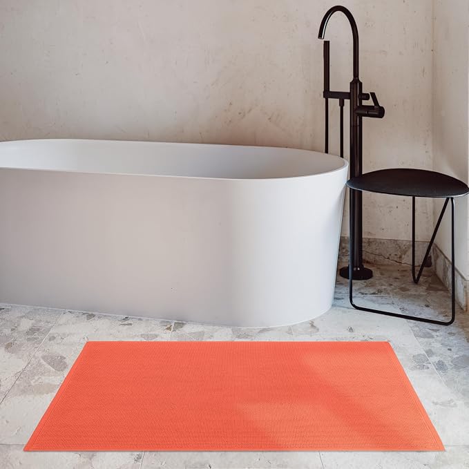 Cotton Paradise 100% Cotton Non Slip Bath Mats - Image 2