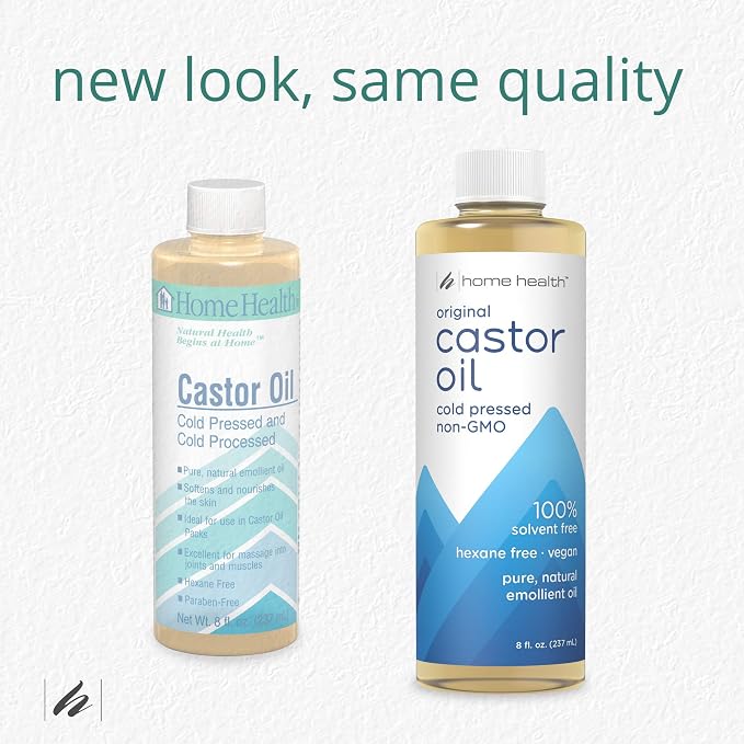 Home Health Original Castor Oil, Promotes Healthy Hair And Skin, Natural Skin - Image 2