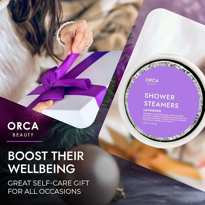 8-Pcs Shower Steamers Aromatherapy & Scented Candle - Image 7