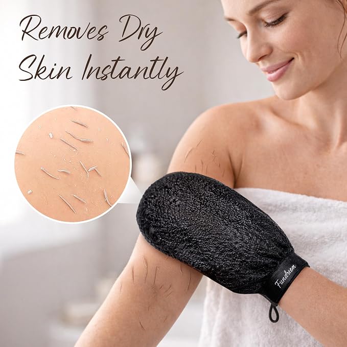 Exfoliating Gloves 2 Pcs, Korean Exfoliating Mitts, Body Scrub - Image 3