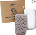 myHomeBody Dual-Texture Shower Sponge, Beauty Body Scrubber Exfoliator by myHomeBody