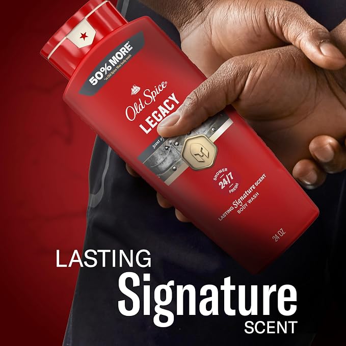 Old Spice Body Wash for Men, 24/7 Shower Fresh & Clean - Image 9