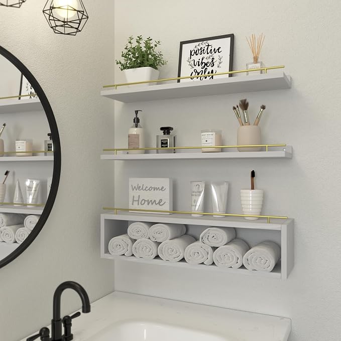 WOPITUES Floating Shelves for Wall 24 inch - Image 6