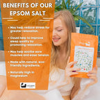 Eco Bath London Balance and Calming Epsom Salt Bath Soak – Pouch 2.2 LB | Made - Image 7