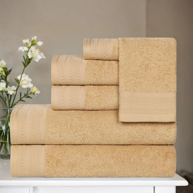 Superior Honeycomb Cotton Medium Weight Towels, by SUPERIOR