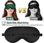 Silk Sleep Mask for Sleeping, Lightweight & Comfortable Blindfold for Women & - Image 4