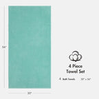 Madison Park 4-Piece Bath Towel Set - Image 9