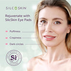 Silc Skin Silicone Eye Pads Reusable Overnight Eye Patches, Medical Grade - Image 2